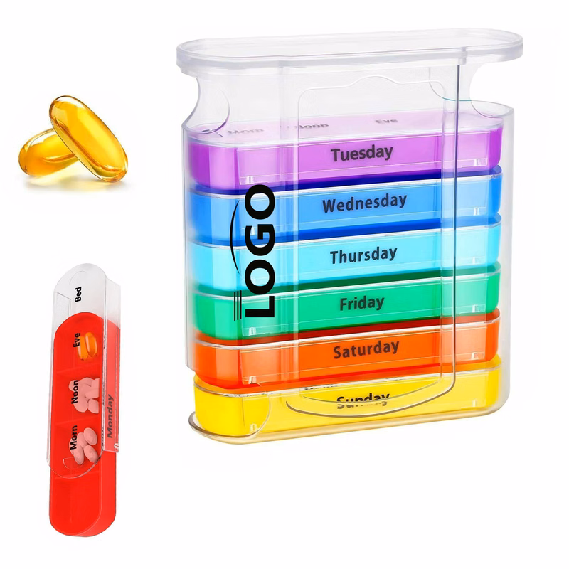 Weekly Pill Organizer ?C 7-Day Medication Case