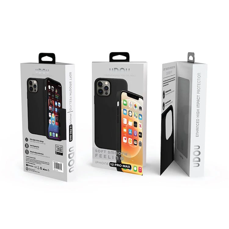 iPhone 12 Pro Max Case - Nano Silicone Black 1