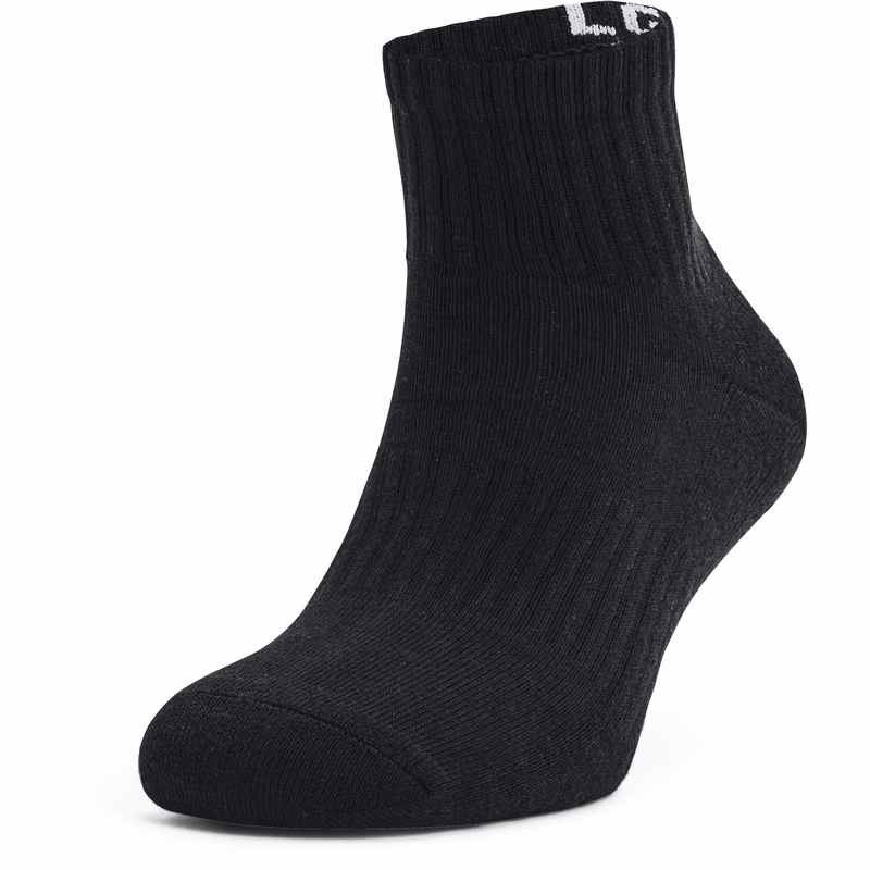 UA Core Unisex Quarter 3-Pack Socks
