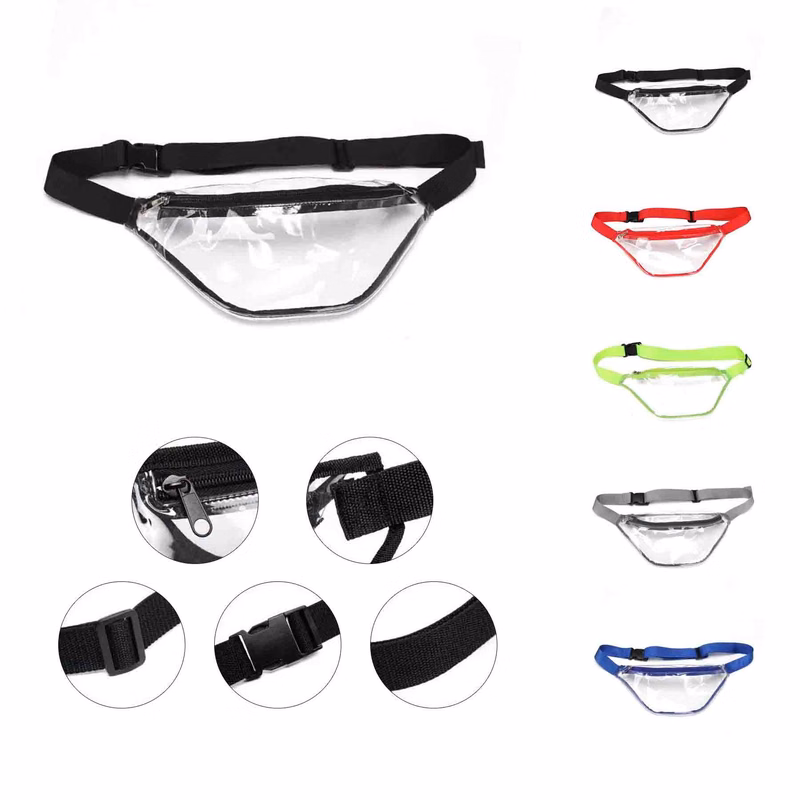 Clear PVC Outdoor Sports Chest Bag