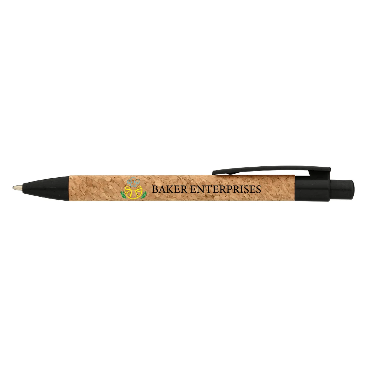 Fiji Cork Wheat Plastic Pen (Full Color Imprint) 1