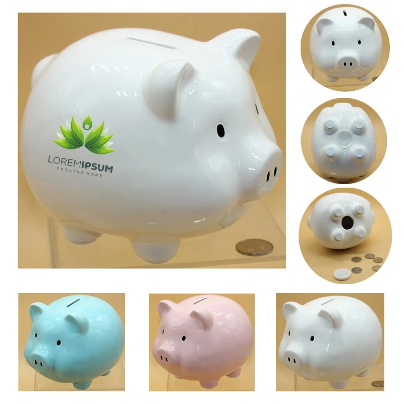 Ceramic Pig Piggy Bank Cute Coin Piggy Bank 1