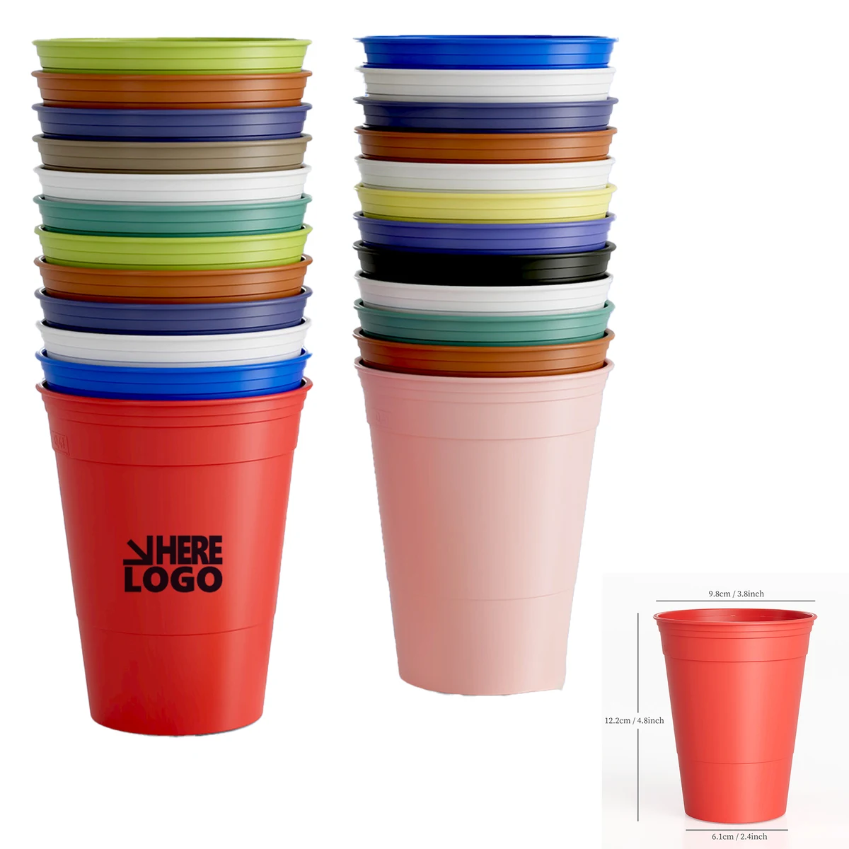 16.9oz Eco-friendly PP Party Cup 1