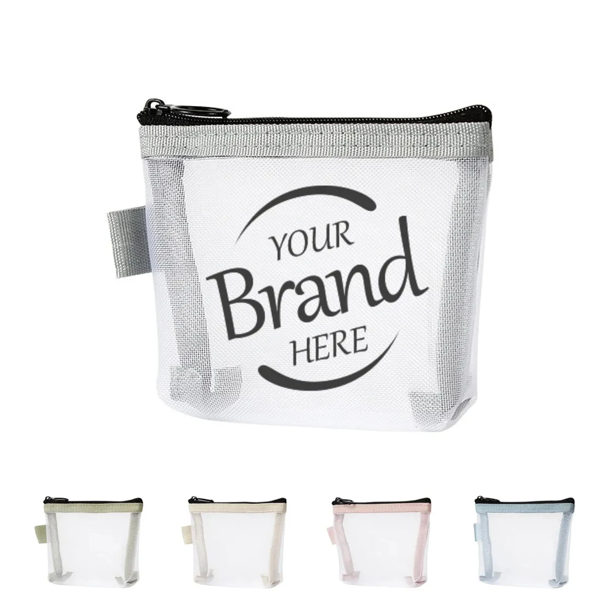 Mesh Zipper Cosmetic Bag 1