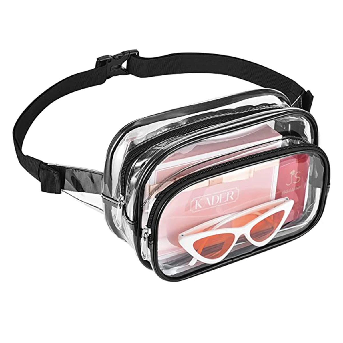 Clear 3 Pockets Fanny Pack 1