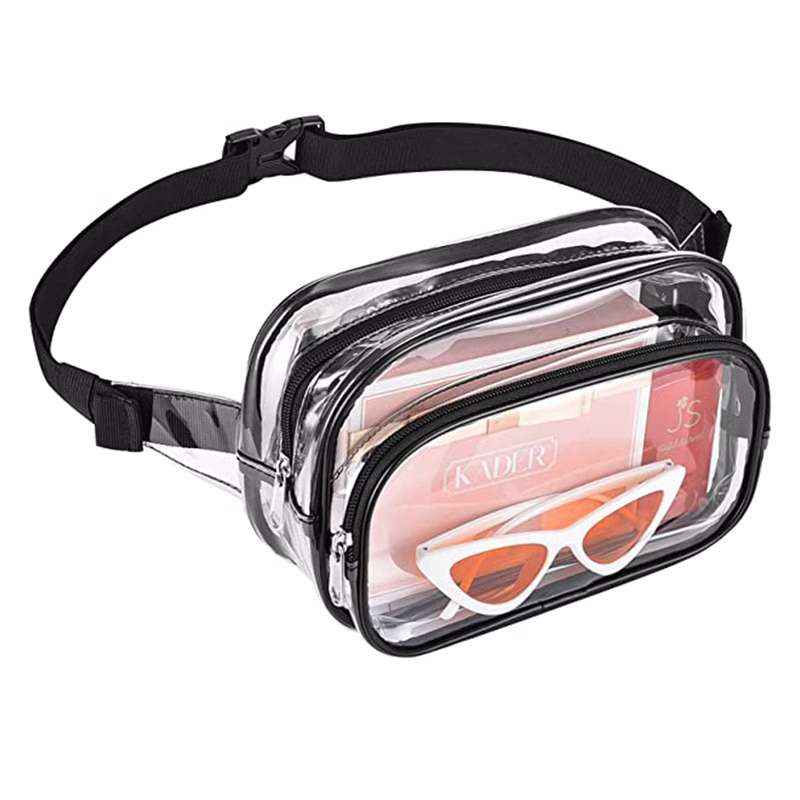 Clear 3 Pockets Fanny Pack