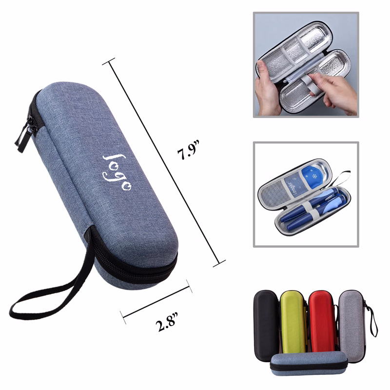 MOQ100 Compact Insulin Cooler With EVA Ice Pack