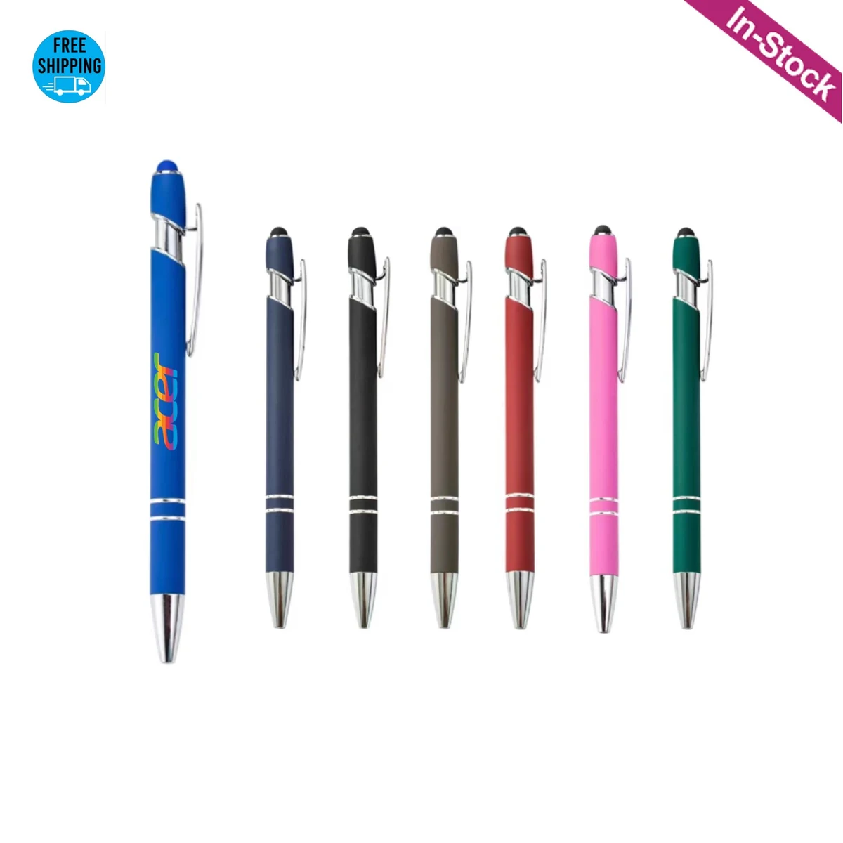 Soft Touch Aluminum Incline Stylus Pen 1
