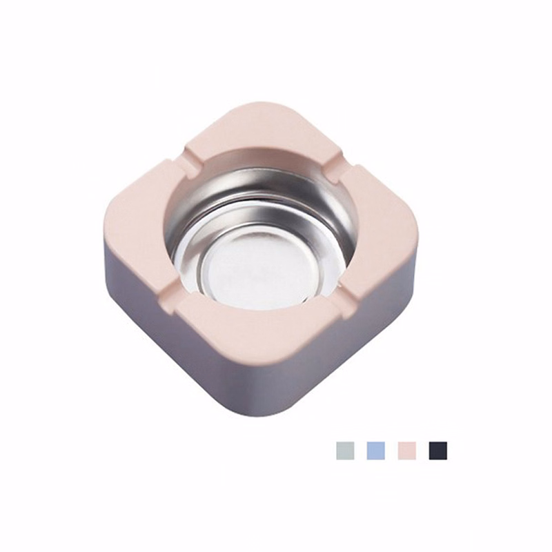 Stainless Steel Square Ashtray