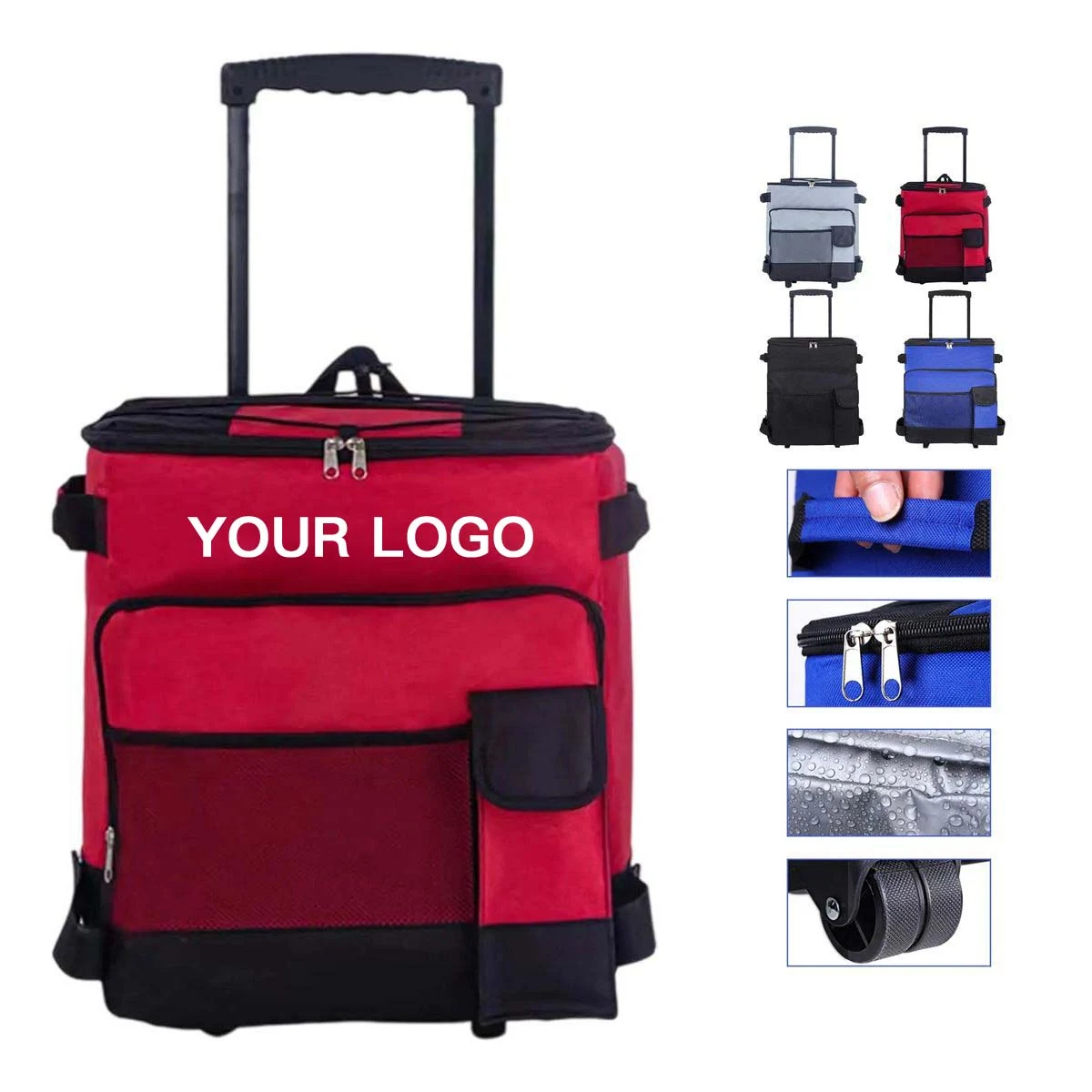 Rolling Cooler Bag with Collapsible Design 1