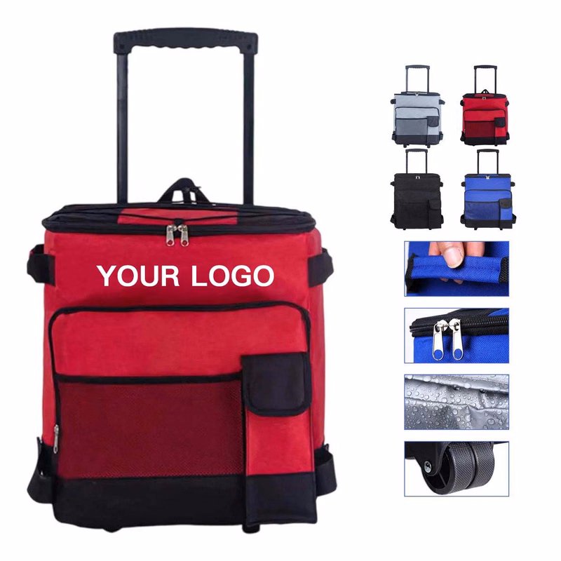 Rolling Cooler Bag with Collapsible Design