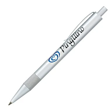 MATTE SILVER BRASS APOLLO II BALL POINT PEN 1