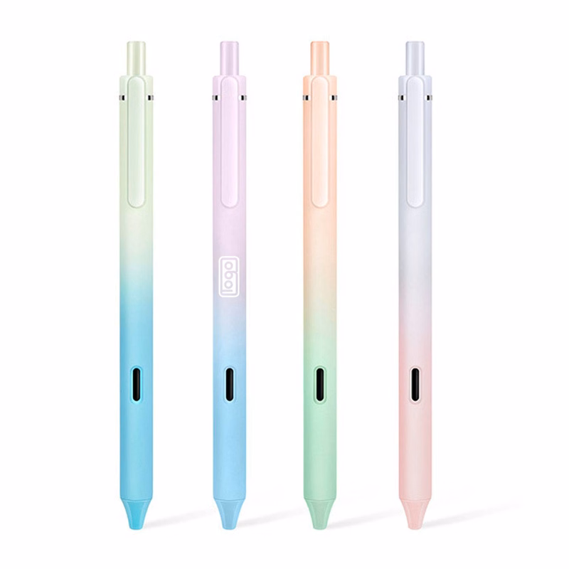 Plastic Retractable Gel Pen