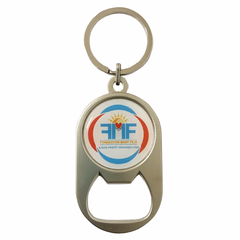 Multi-use Alloy Bottle Opener Keychain