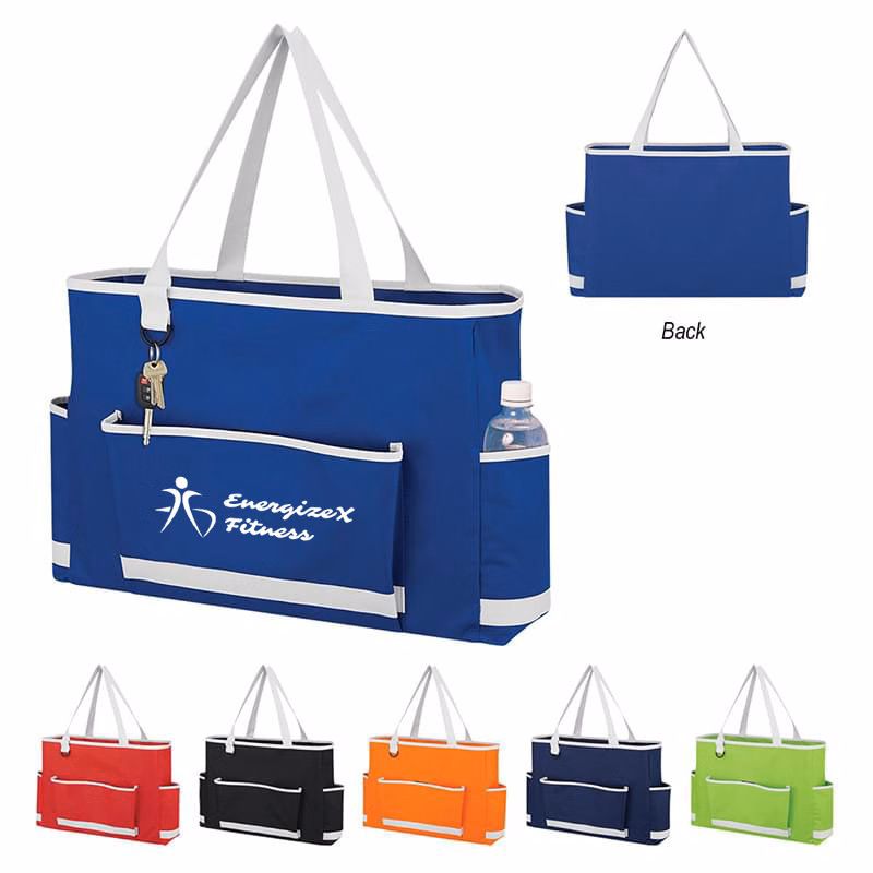 Tri-Pocket Tote Bag
