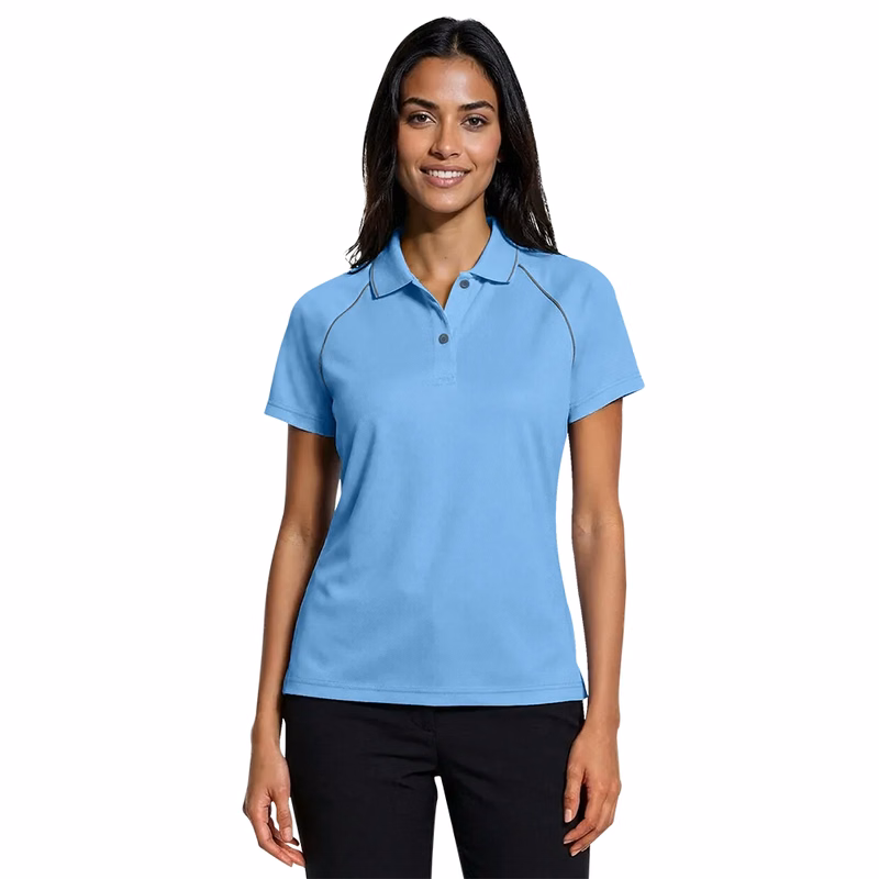Ladies' Wicking Contrast Piping Polo