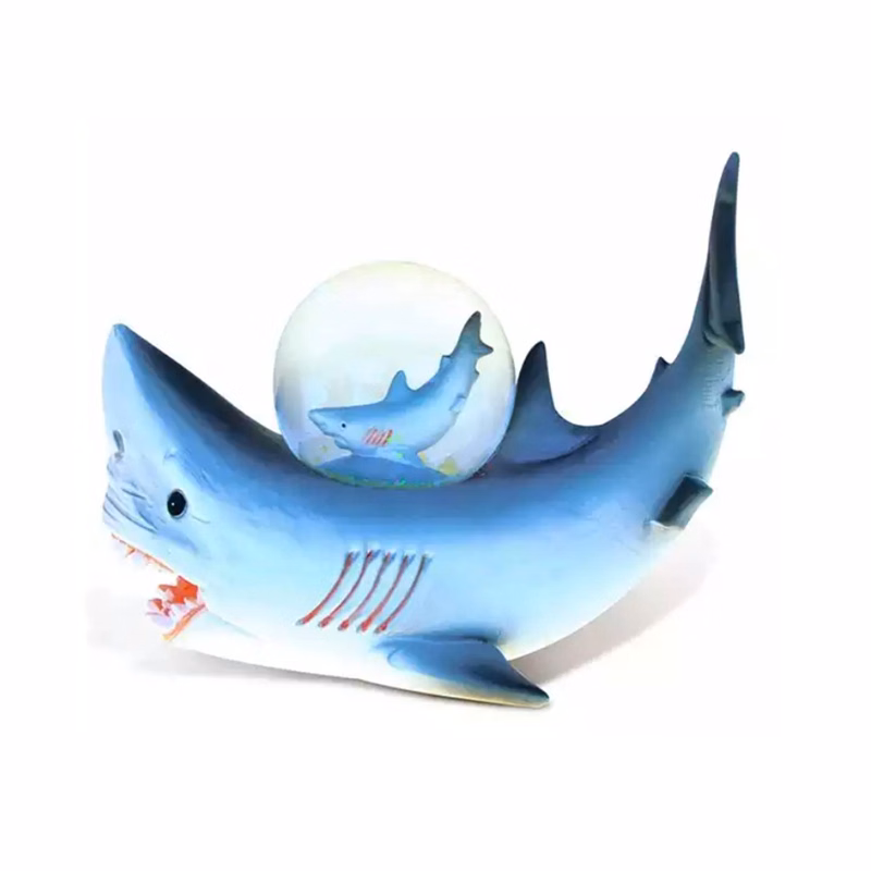 Custom Resin Shark Snow Globe Ornament
