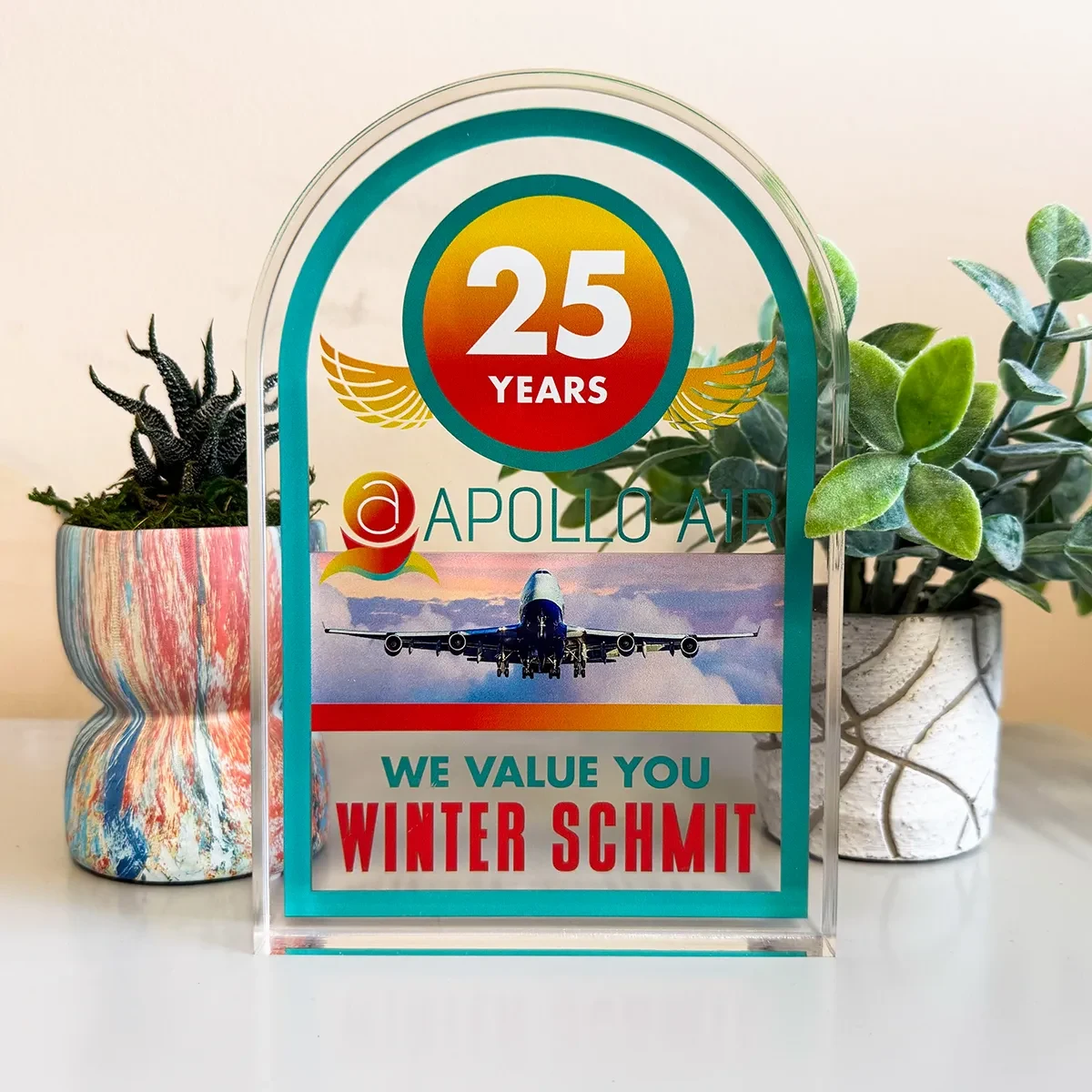 3/4" Free-Standing Acrylic Award 1