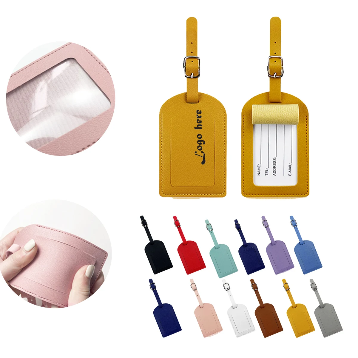 PU Boarding Pass Holder 1