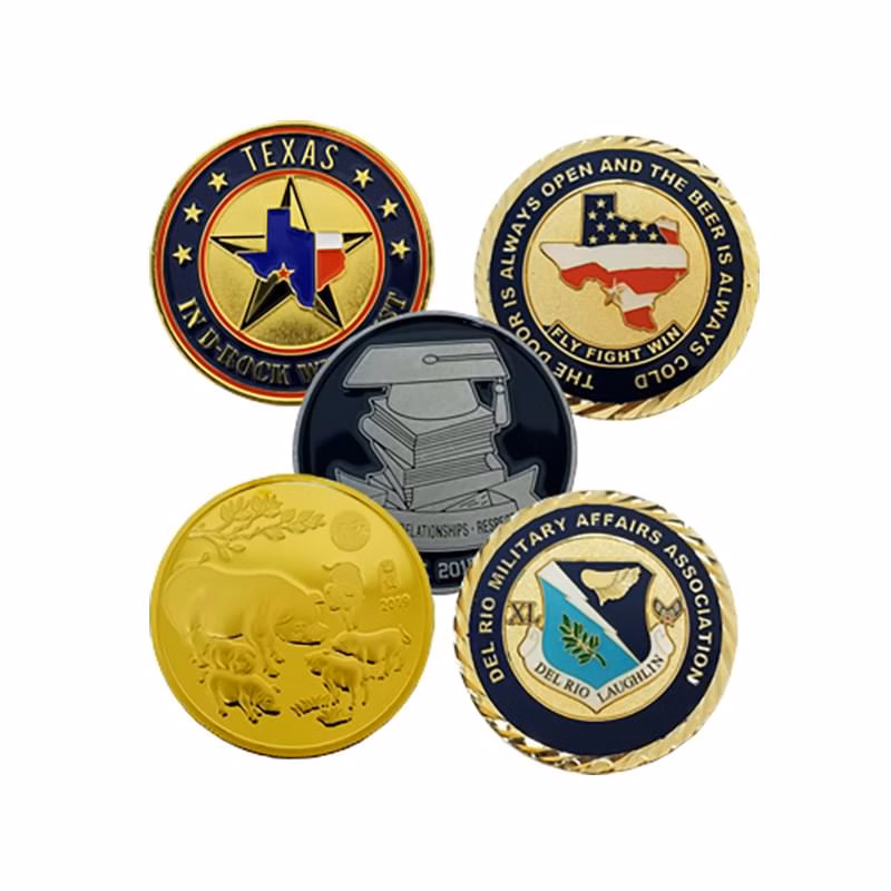 1.5 " 1 Side Color Challenge Coins