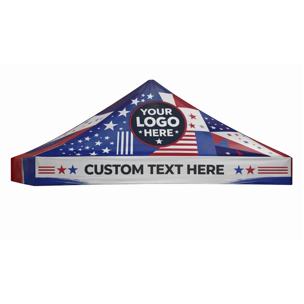 Tent Top Fabric Replacement 10x15 Full Graphics 1