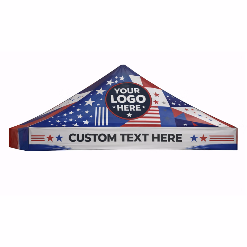 Tent Top Fabric Replacement 10x15 Full Graphics