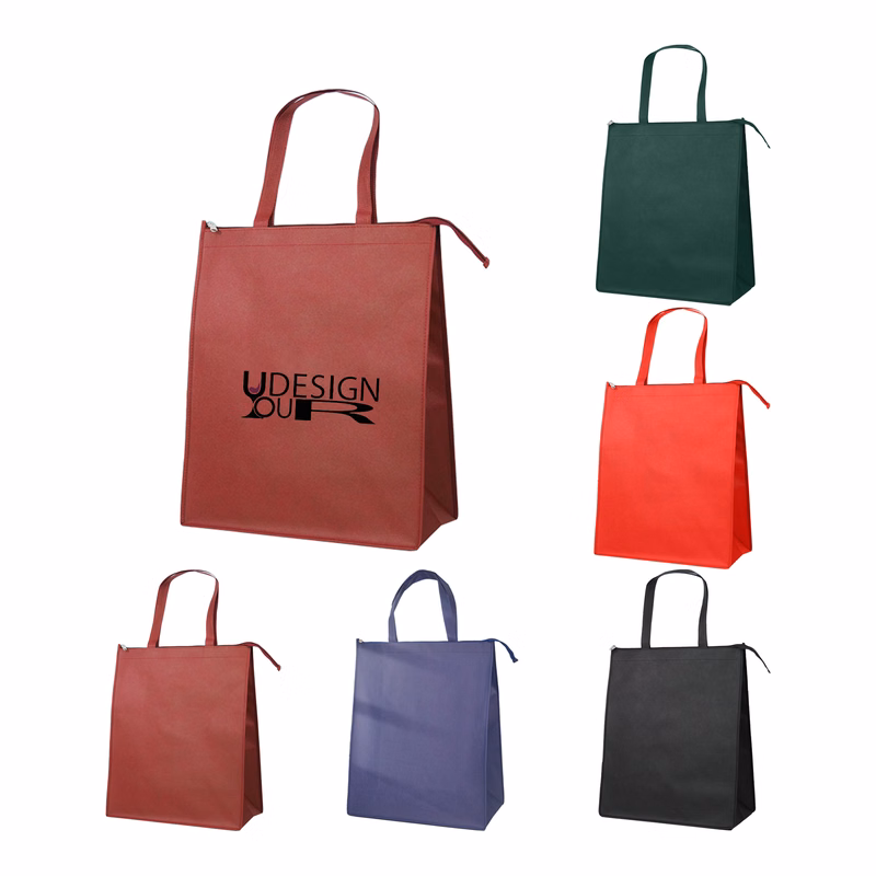 Non-Woven Grocery Tote Bag With Bottom Insert