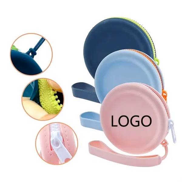 Custom 3.5 x 1.2 Inch Nylon Coin Purse — Compact Pocket Organizer Giveaway
