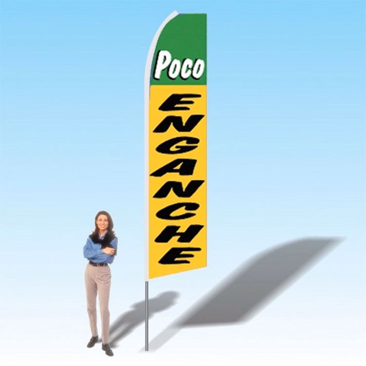 Little Downpayment GRN YEL Advertising Banner Flag