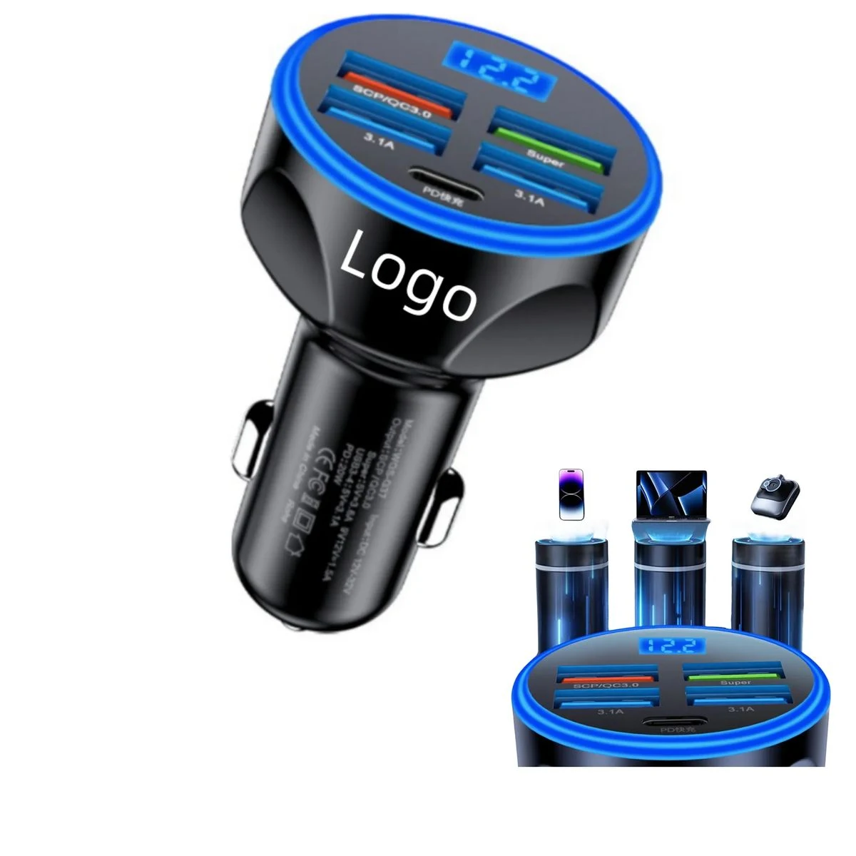 Super Fast USB-C 20W PD Car Charger 1