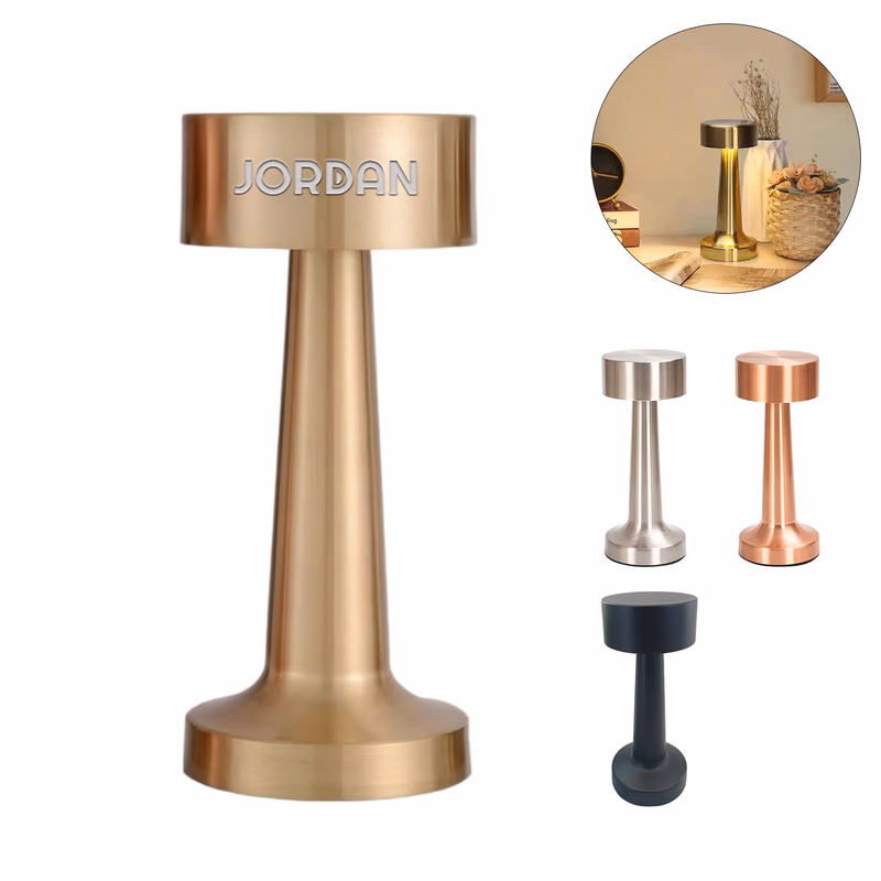 Rechargeable LED Metal Touch Control Desk Lamp