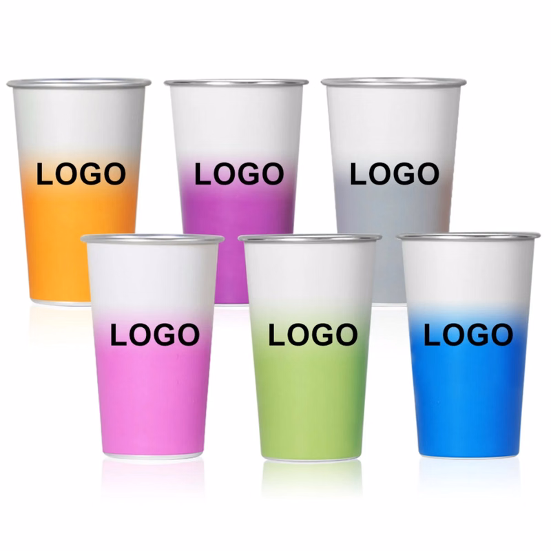 17oz Thermochromic Aluminum Cup