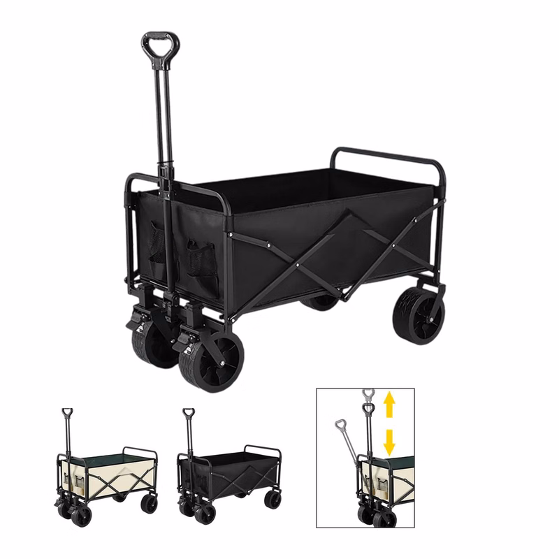 Durable Foldable Camping Cart with 360 Degree Wheels