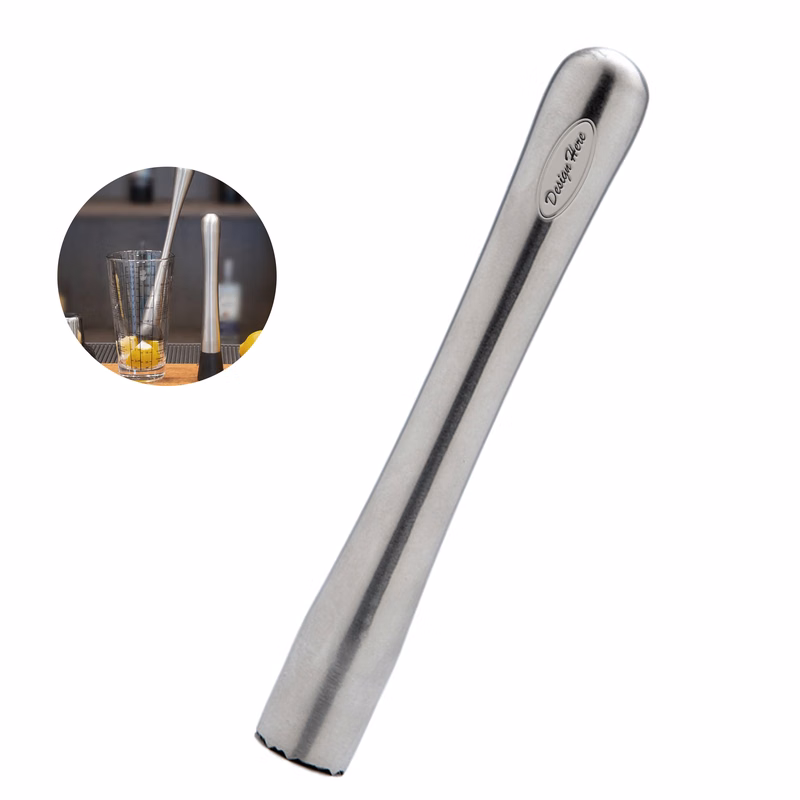 Durable Steel Muddler for Cocktails ?C 7.28 Inches