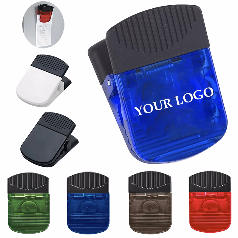 Plastic Refrigerator Magnetic Clips Magnetic Paper Clips