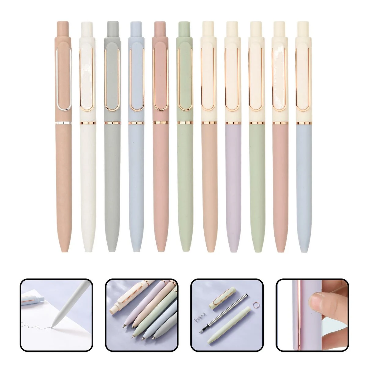Metal-Look Plastic Gel Pen 1