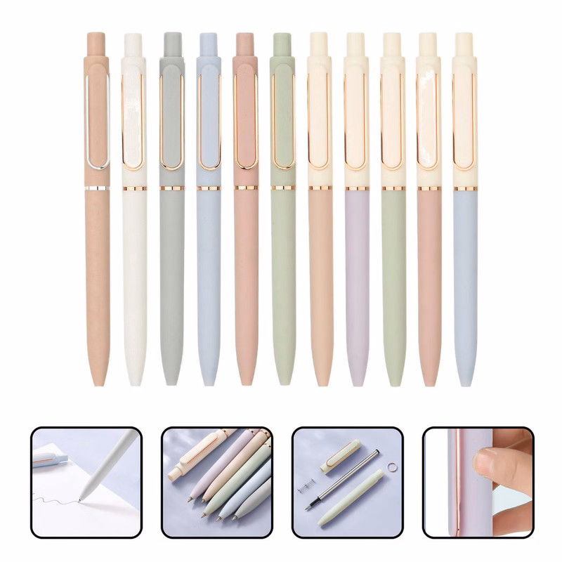 Metal-Look Plastic Gel Pen