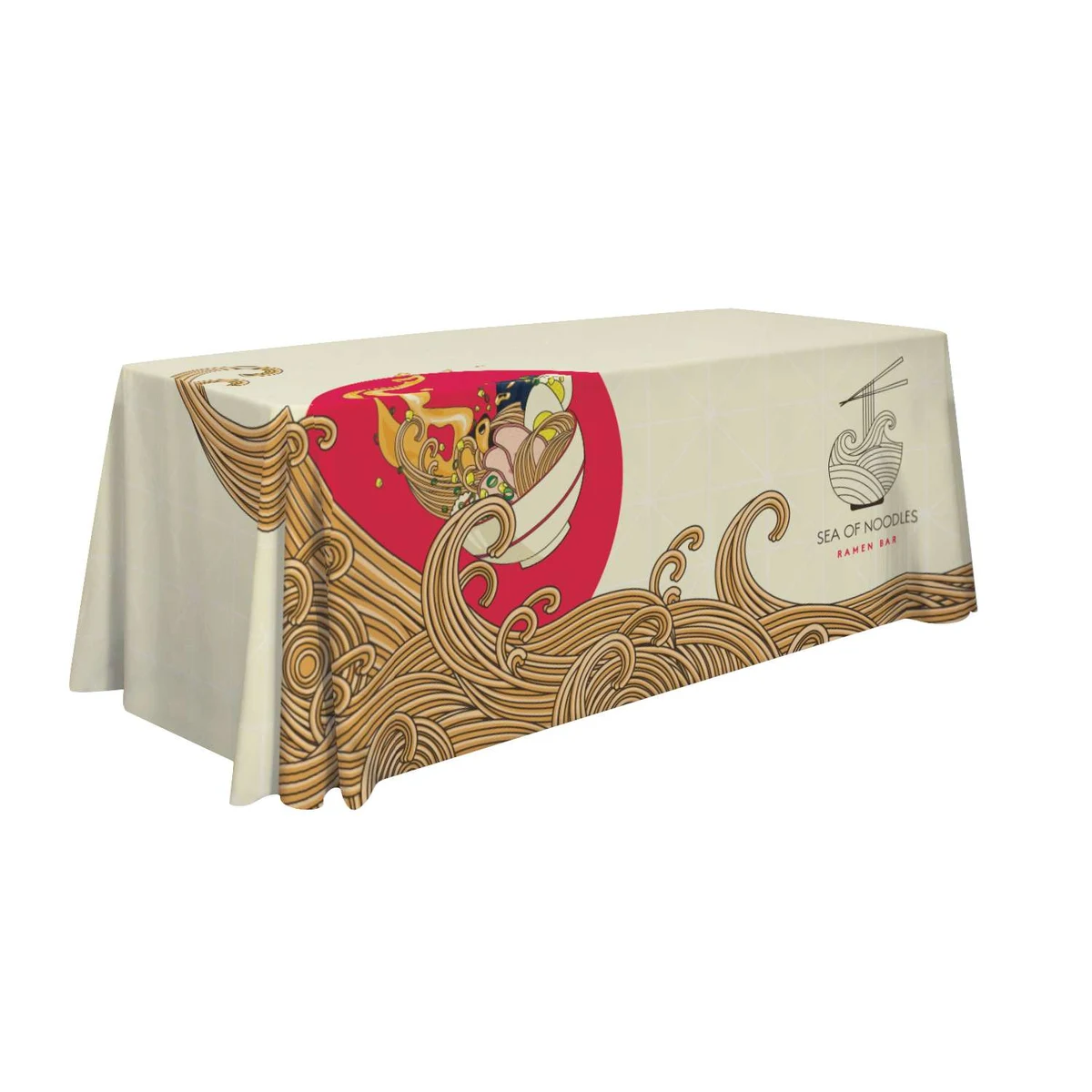 6' Standard Table Throw (Full-Color Full Bleed) 1