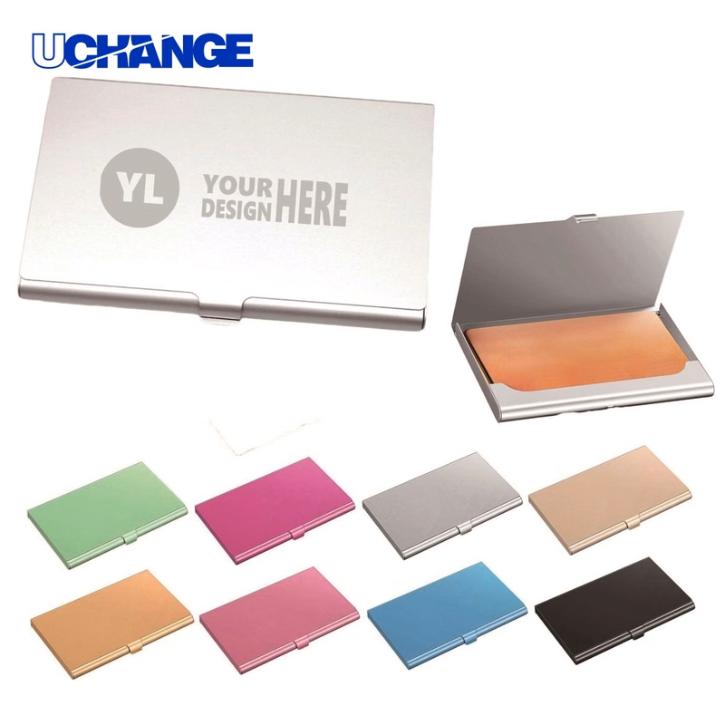 Aluminum Business Card Holder Storage Case