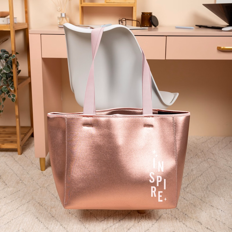 ALL DAY TOTE - METALLIC NEOPRENE - LARGE