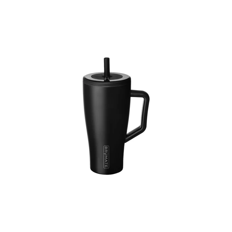 BruMate Era 30oz Straw Tumbler - Matte Black, custom tumbler with logo imprint 1
