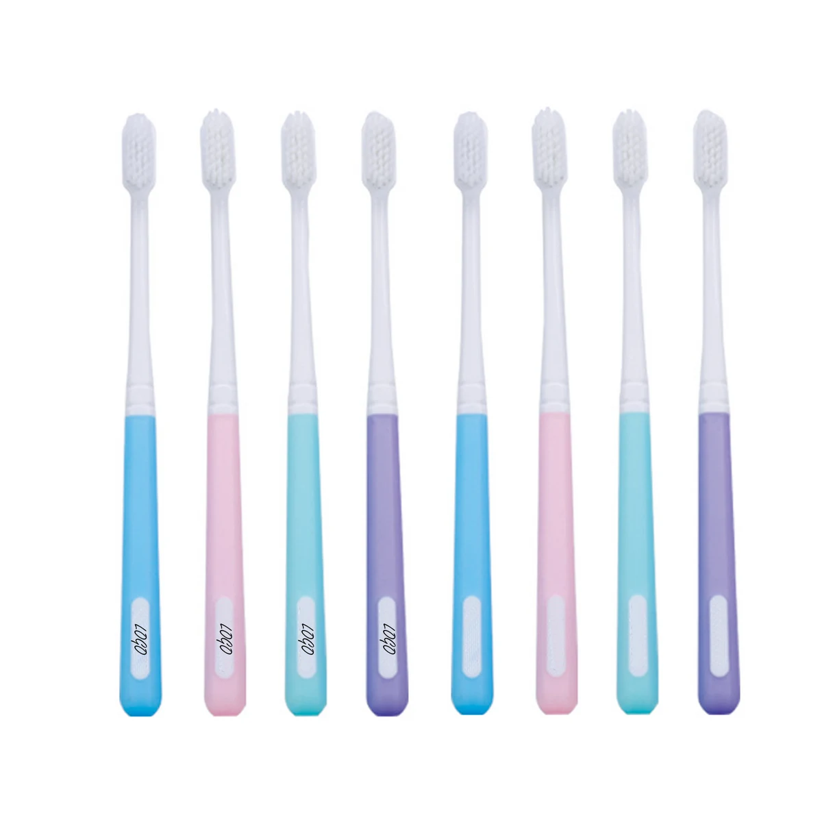 Soft Bristled Toothbrush With Plastic Handle 1
