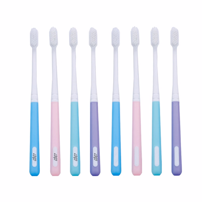 Soft Bristled Toothbrush With Plastic Handle