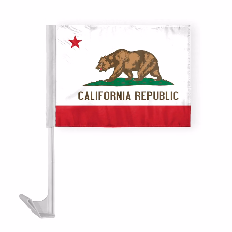 12"x16" & 10.5"x15" California Car Flags