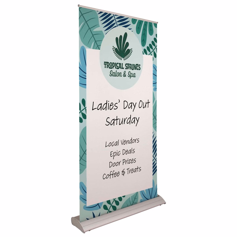 46.5" Deluxe Pro Retractor Single-Banner Kit (Dry-Erase Media)
