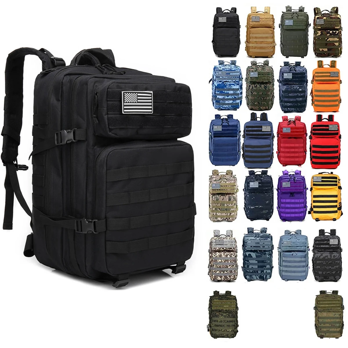 Custom 45L Waterproof Tactical Backpack 1