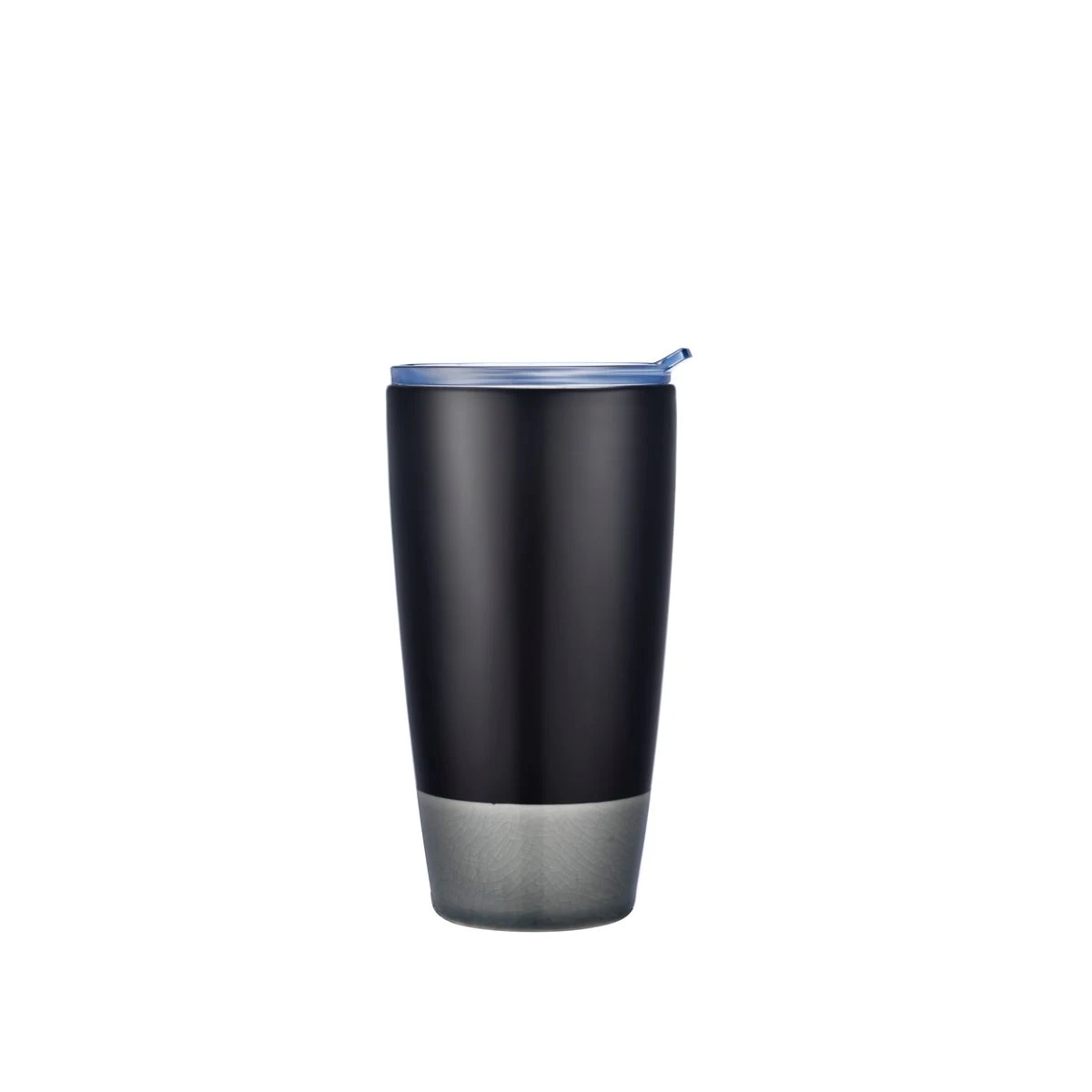 Endura 12 oz Black Double Wall Ceramic Tumbler 1