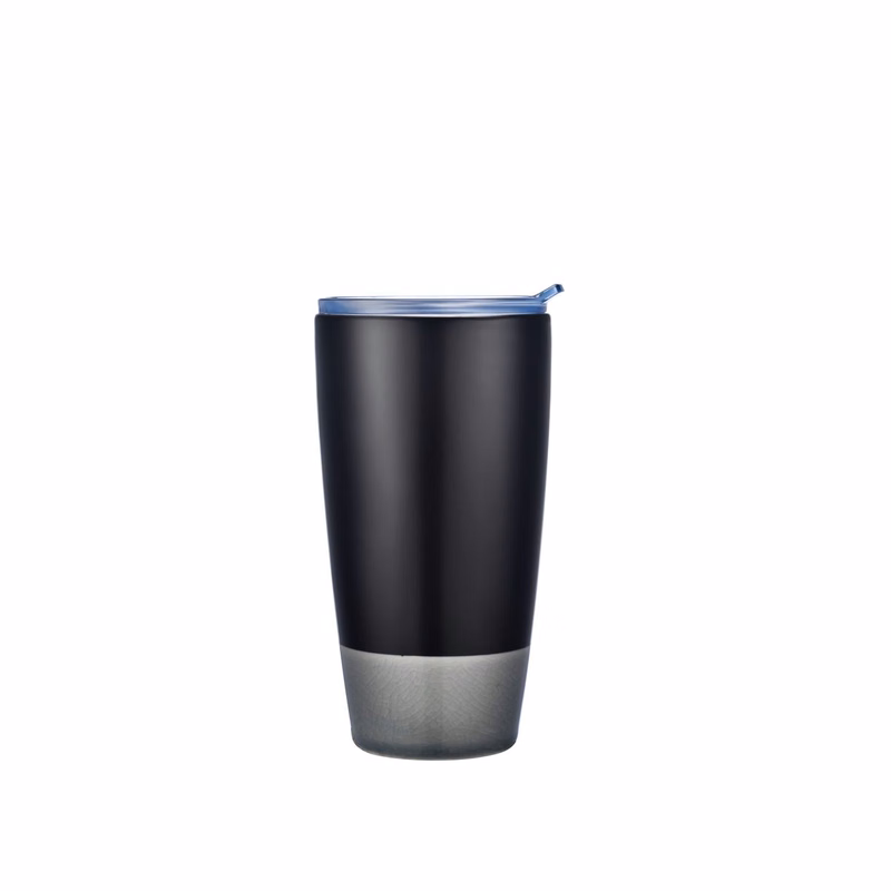 Endura 12 oz Black Double Wall Ceramic Tumbler