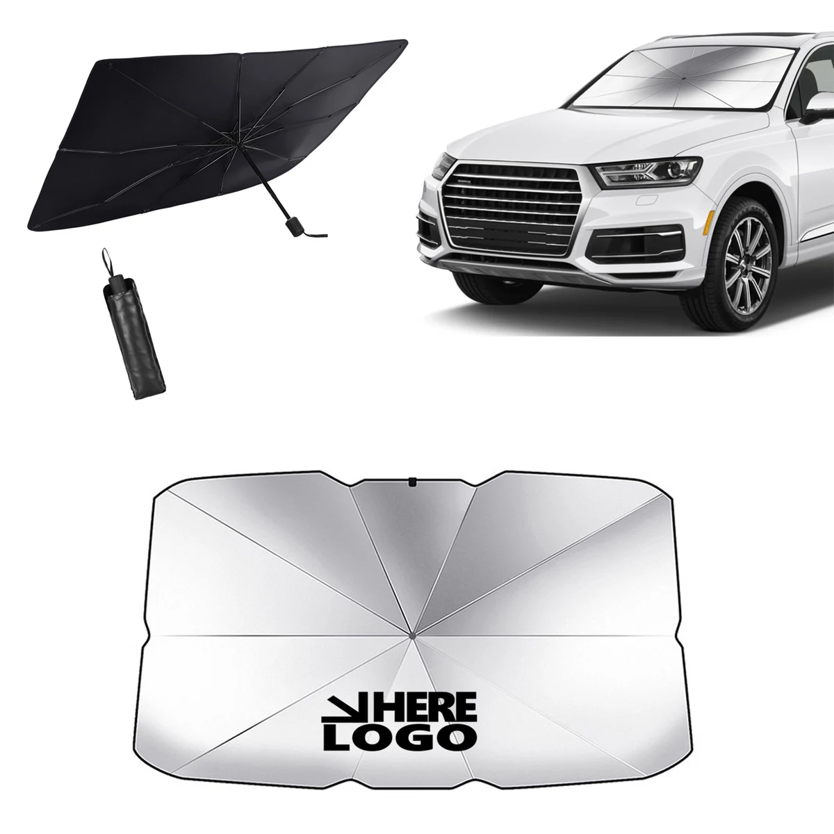 Vehicle Sun Protection Umbrella 1