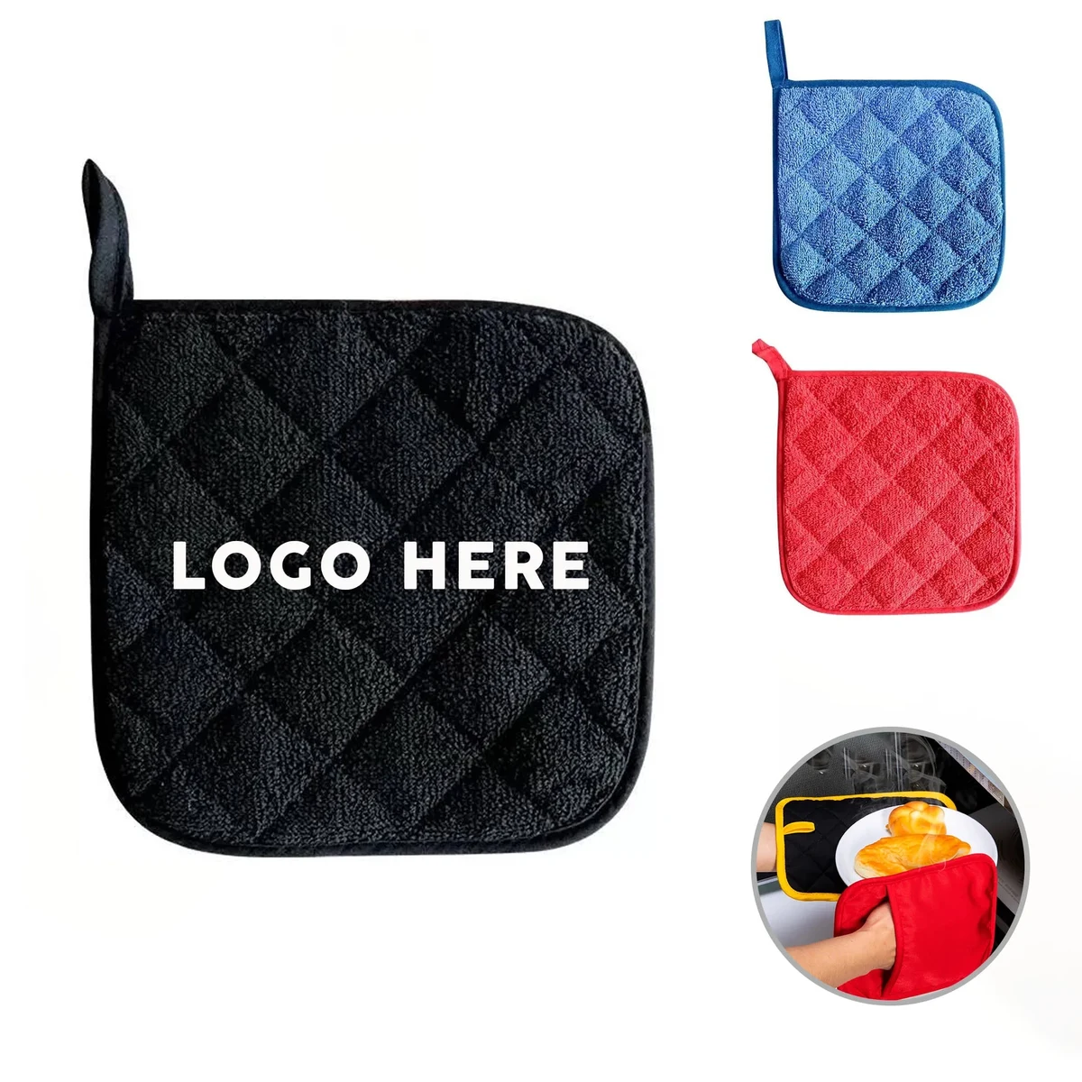 Heat Resistant Oven Hot Pads with Pockets 1